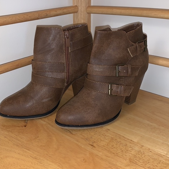 Forever 21 Shoes - Brown Ankle Boots